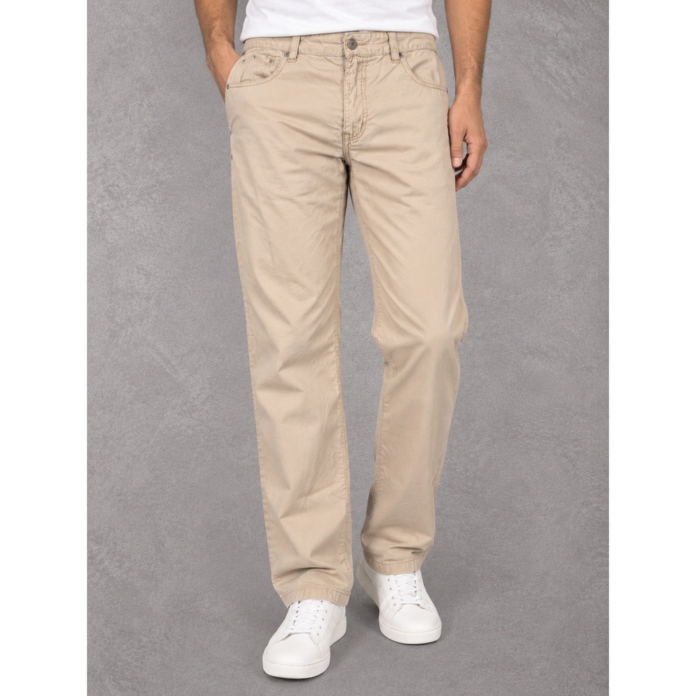 Ermenegildo Zegna Chino Pants Mens 40x24 Tan Cotton Straight Leg Made in Italy